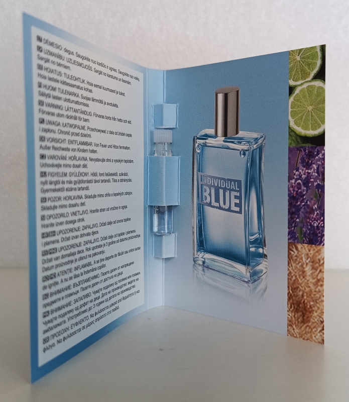 AVON Individual Blue EdT /Karte mit Duftprobe